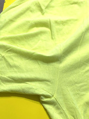 DoorDash Front & Back Food Delivery Driver NEON GREEN Short Sleeve 2XL Shirt