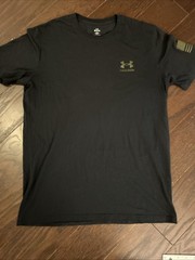 Under Armour Freedom TShirt Lot Of 6 Mens Sz M Desert Sand Black America USA