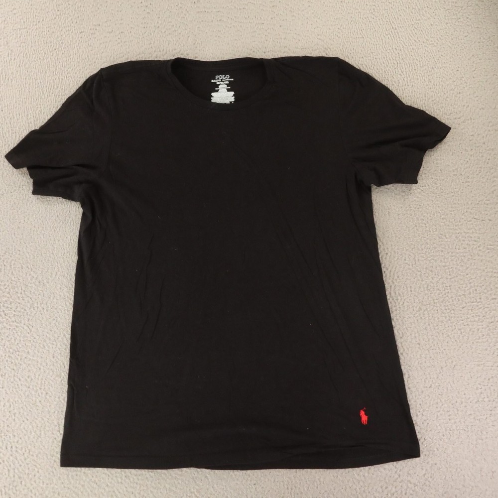 Polo Ralph Lauren Shirt Mens XLT XL Black 100% Cotton Big & Tall 1XL