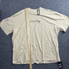 BoohooMAN Shirt Men’s XL, Oversized Extended Neck Tennis Palm Tee, 2013 Club