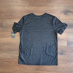 NEW 3pc Mens Black Shirt M Active Short Sleeve Quick Dry Athletic Works DriWorks