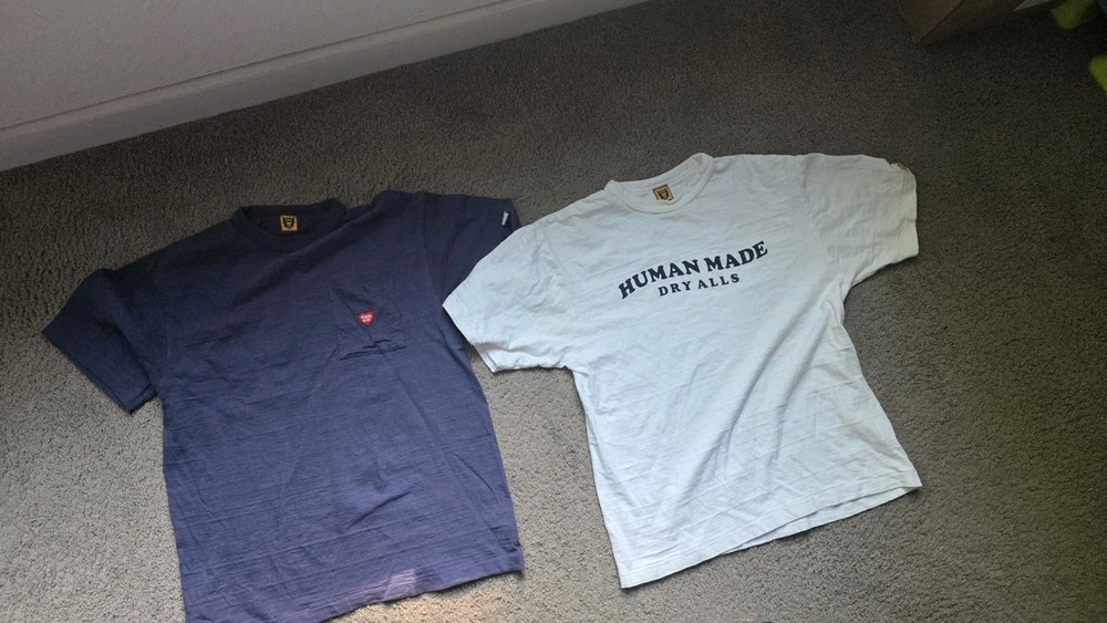 Human Made T Shirt Lot Size Large