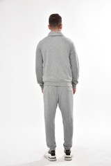 All Saints Mens Zip Thru Funnel Neck Designer Cardigan Sweatshirt Sweater Jacket