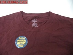 NWOT – Stafford Men’s Burgundy Heavy Weight Crew Neck Classic Fit T-Shirt, Sz M