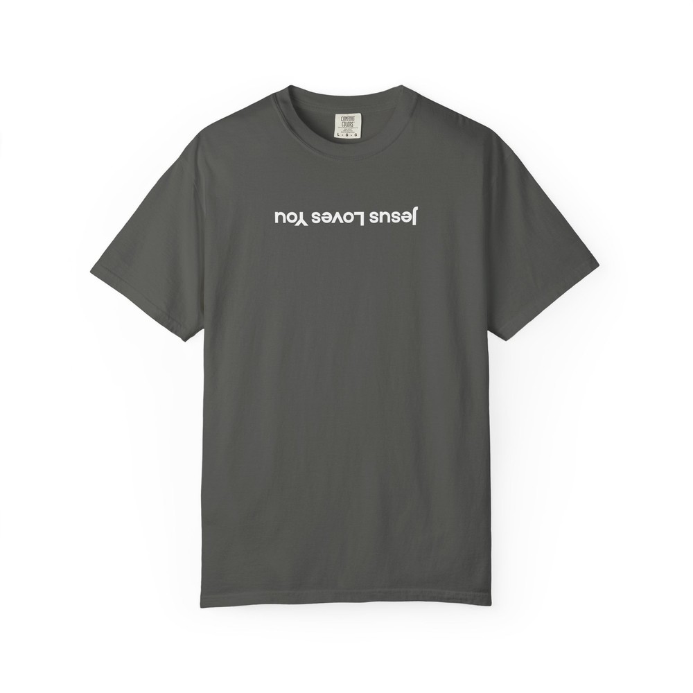 Jesus Loves You Shirt Upside Down Christian Shirt Graphic Jesus Shirt For Men
