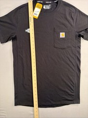 NWT Carhartt Force Relaxed Fit Pocket T-shirt Men’s Small Black Logo