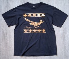 Vtg 1990 Arizona Tourist T Shirt USA/Single Stitched “Copper Foil” Bird Print 🏜