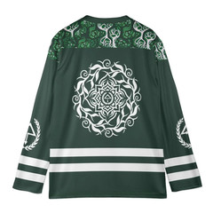 Of the Trees Forest Pulse rave Hockey Jersey