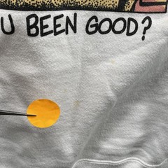 VTG Hanes Sweatshirt Unisex XL Santa Christmas Retro Newspaper Comic Strip USA