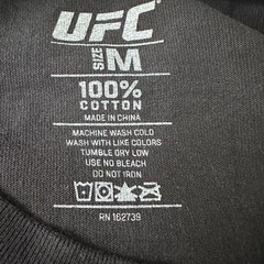 UFC Hasbulla Magomedov Graphic T-Shirt Mens Medium Black Short Sleeve MMA Tee