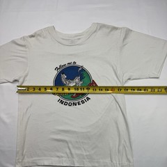 Vintage Taman Safari Indonesia White Single Stitch T-Shirt 90s Size Small