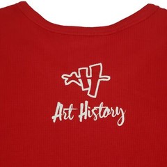 Art History Mens Plaid Spellout Graphic Waffle Knit Long Sleeve Top Red Sz Small