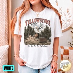 Yellowstone Do Not Pet The Fluffy Cows Comfort Colors Shirt, Wildlife Lover Gift