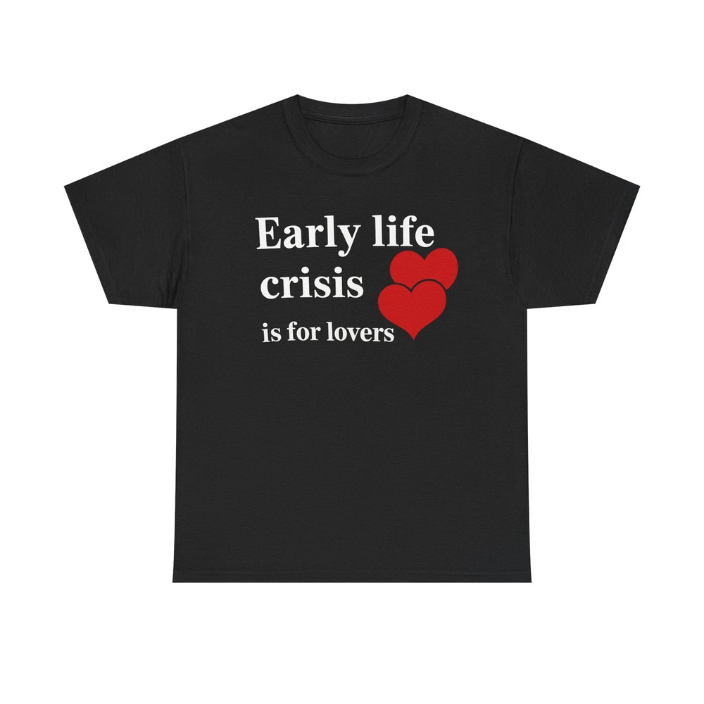Nettspend Early Life Crisis Lovers Album Graphic Multicolor 1 Sided T Shirt