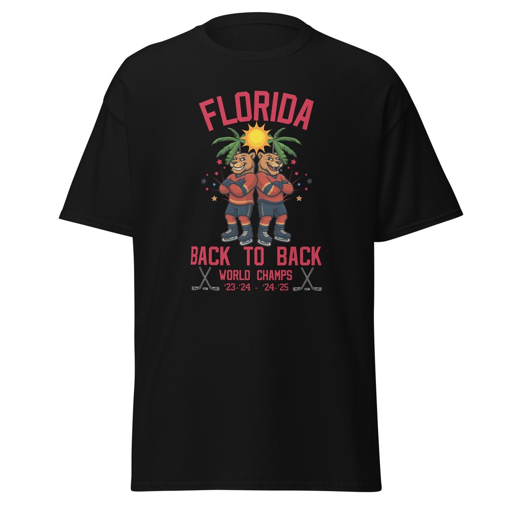 Panthers World Champs Shirt Florida Hockey Playoff Shirt Panthers Back to Back