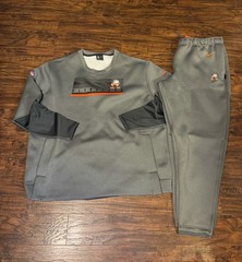 Nike Cleveland Browns NFL Dri Fit On field Sweatshirt Jogging Pants Outfit 3XL