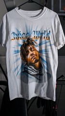 Juice WRLD Official Airbrush Portrait Graphic Tee Small White
