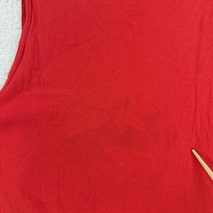 The North Shore Tank Top Shirt Mens Small Red Graphic Haleiwa Hawaii Parody