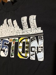 Boston City All Sports Tee Bruins Red Sox Celtics NHL NFL Hockey Shirt XL Mens I