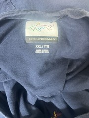Lovely Greg Norman Short Sleeve Malibu Blue Cotton T-Shirt- Men’s Size XXL