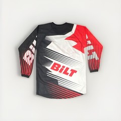 Bilt Jersey Long Sleeve Motocross Dirt Bike Cycle Moto Men’s Size Med Red
