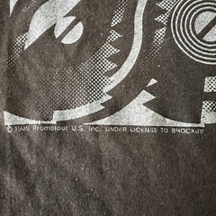 Vintage 1989 The Rolling Stones steel wheels. Cut Off Shirt Brokum Size Medium