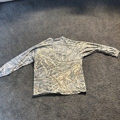 Vintage Mossy Oak Long Sleeve Shirt Mens XL Shadow Grass Camo Pocket Made in USA
