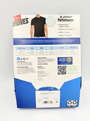 Hanes X-Temp® Breathable Mesh Tagless Crews T-shirts 3Pk Mens Black/Grey Size L