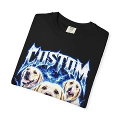Personalized Custom Pet Portrait Animal Lover Comfort Tee
