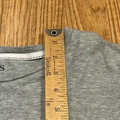 Chaps T Shirt Men’s XL Gray Short Sleeves Fisherman Fishing Crewneck Cotton
