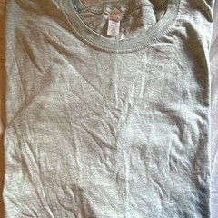 Mossimo Mens 4XL Big & Tall Gray Cotton Crew Neck Knit T-Shirt Logo