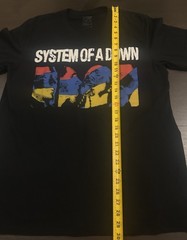System of a Down SOAD Photo Collage T-Shirt Armenian Tricolor Flag Mens Large