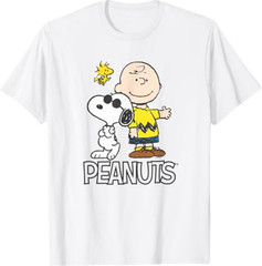 Peanuts – Charlie, Snoopy, Woodstock T-Shirt