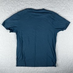 Patagonia Mens Slim Fit Small Teal Green Graphic Tshirt Bear Logo Hiking Outdoor