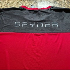 Spyder Active Men’s XXL Red Athletic T-Shirt Breathable Quick Dry Stretch