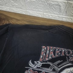 Vintage 1999 Just Brass Scared to the Bone 3D Emblem T-shirt Biketoberfest 2XL
