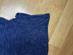 Aéropostale Men’s XL Slim Fit Heathered Blue Short Sleeve Crew Neck T-Shirt