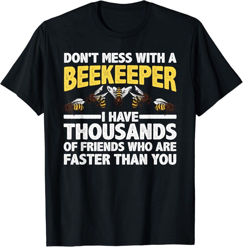 Beekeeper Art Men Women Beekeeping Honeybee Beehive Lover Gift Unisex T-Shirt