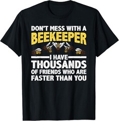 Beekeeper Art Men Women Beekeeping Honeybee Beehive Lover Gift Unisex T-Shirt