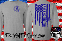 t-shirt,I Am The Militia, Molon Labe,Gun Rights,We The People,NRA,2nd Amendment