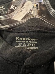 Knocker Size XL Men’s Dark Gray Soft Long Sleeve Henley Shirt NWT