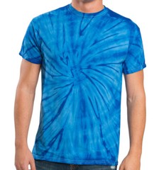 Tie Dye T-Shirts Red, Blue, Pink, Purple, Black, Green Kids Adult 100% Cotton