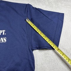 Vintage Los Angeles City Fire Department Life Guard Mens M Blue T Shirt 90s LAFD