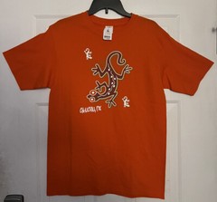 Yazbek Cancun, Mexico Orange Graphic T-Shirt Men’s Size Medium 100% Cotton