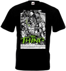 The Thing v82 T-shirt black movie poster horror John Carpenter all sizes S-5XL