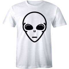 Alien Face Funny Shirt Sci Fi Space Horror Retro Fashion Men’s T-shirt Tee