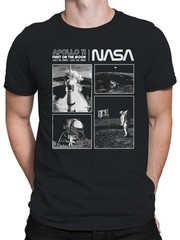 Officially Licensed Nasa Apollo 11 First Moon Landing Tribute Men’s T-shirt