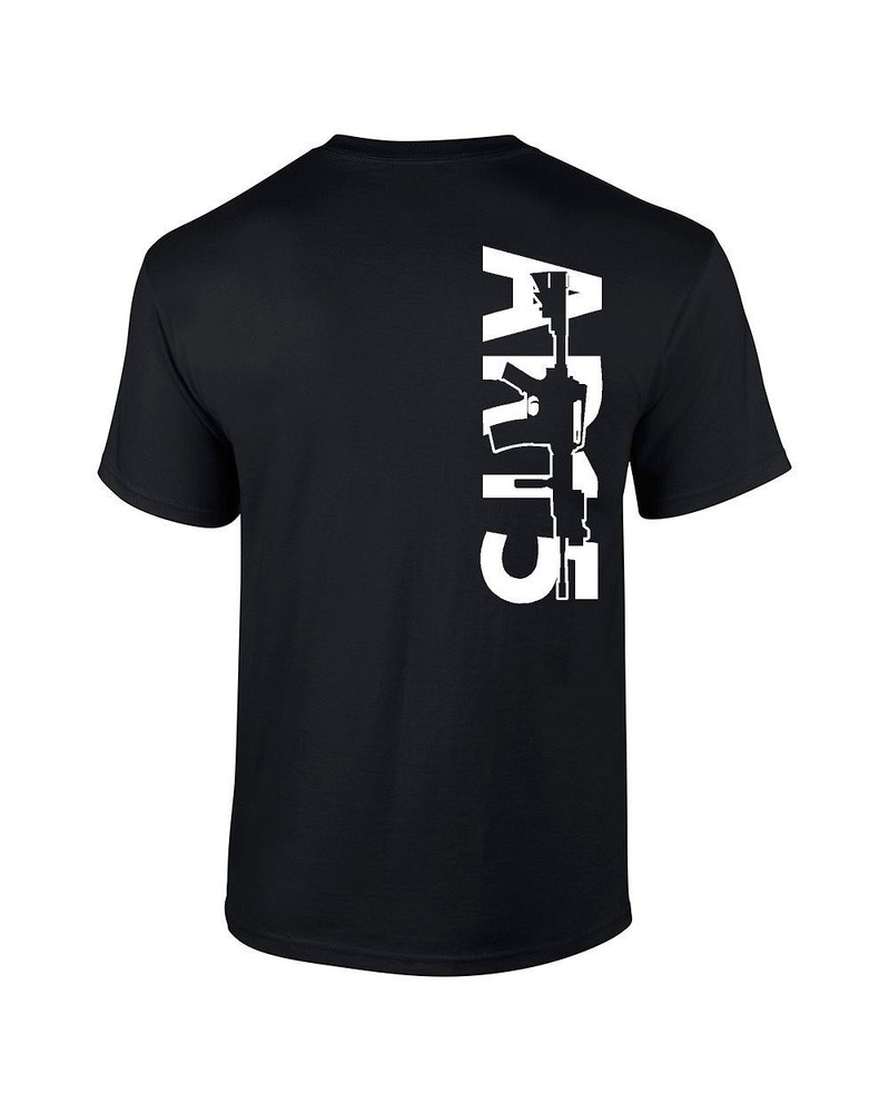 New AR-15 T-Shirt Rifle Gun Camo American Size S,M,L,XL.2XL,3XL,4XL 100% cotton