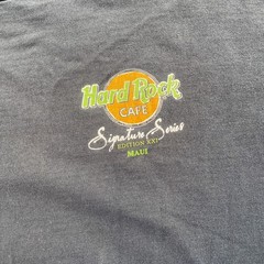 Hard Rock Cafe Mens T-Shirt Black Bruce Springsteen Signature Series Graphic Tee