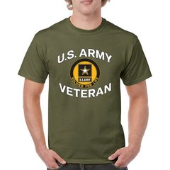 US Army Veteran Soldier For Life T-shirt Military DD 214 Patriotic Men’s Tee